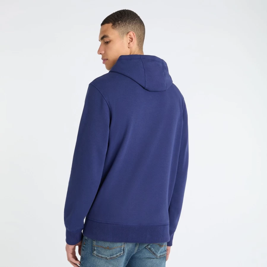 Umbro Men's Zip Hoodie in Midnight Sail & Ecru - Comfortable Athletic Pullover