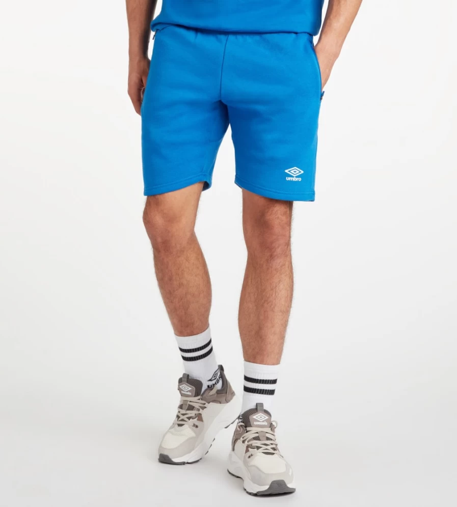 Umbro Men's Club Leisure Jog Shorts in Tw Royal/White for Comfort & Style
