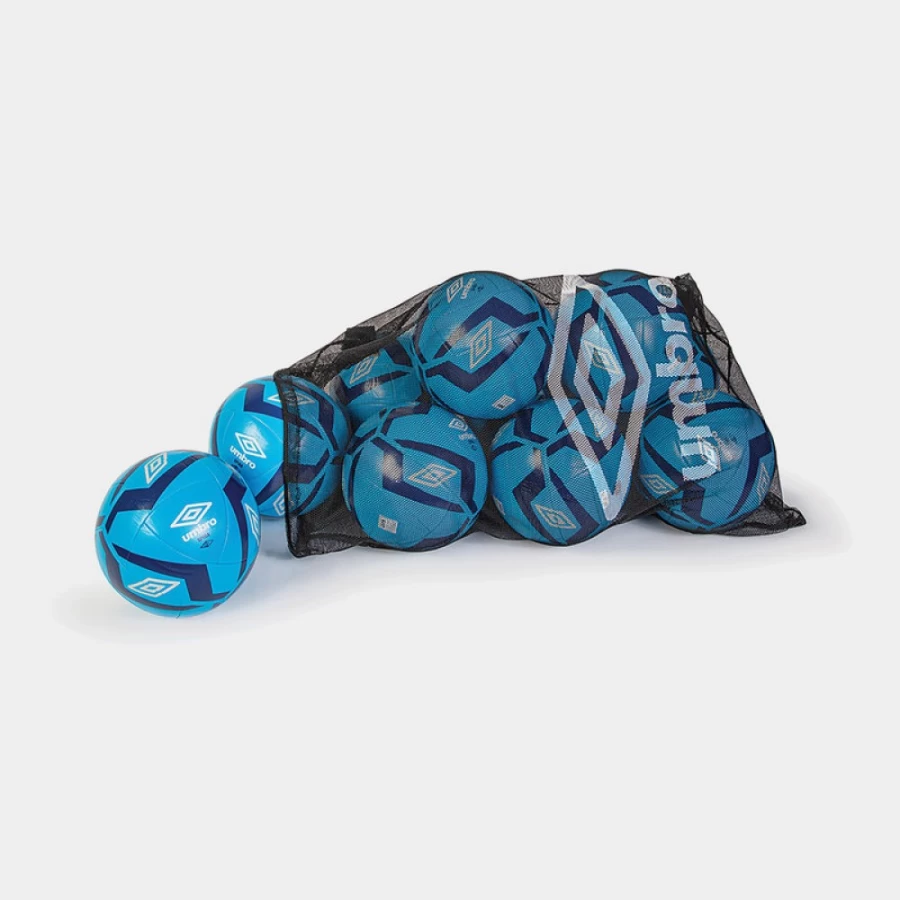 Umbro Spira Football 10 Pack with Ball Carrier - Persian Blue, White, Midnight Blue for Men