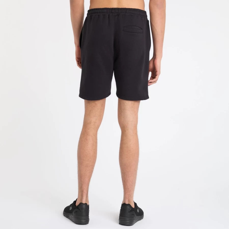 Umbro Men's Core Jog Shorts - Black / White Athletic Running Shorts