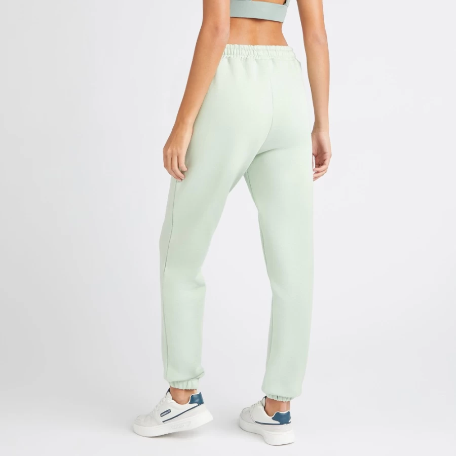 Umbro Women's Core Sweatpants in Subtle Green & White - Comfortable Athletic Joggers