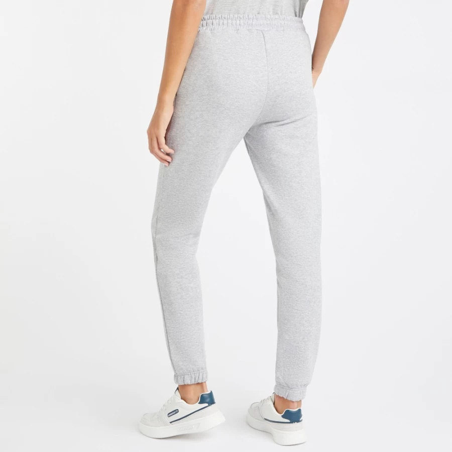Umbro Women's Core Sweatpants - Grey Marl & White Comfort Fit Joggers