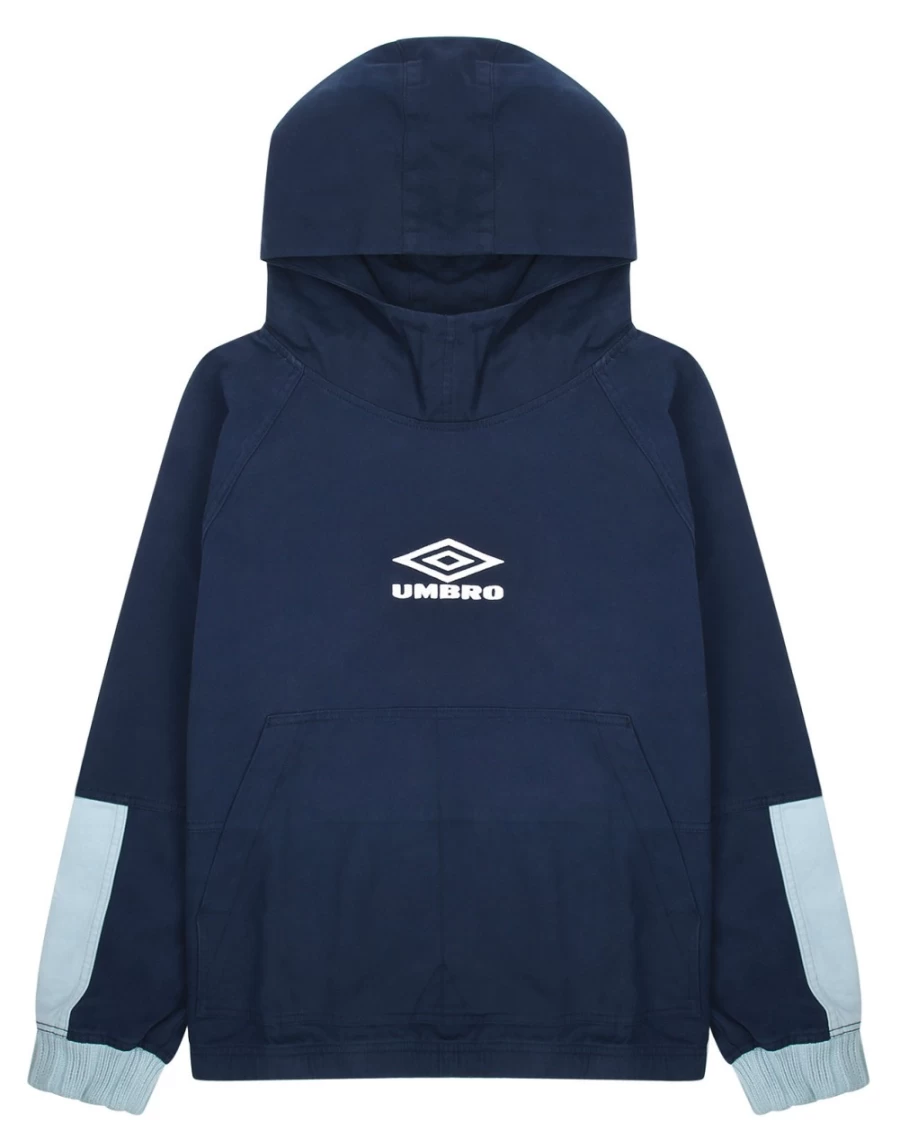 Umbro Men's Dark Navy Drill Sweat Hoodie - Training & Casual Pullover