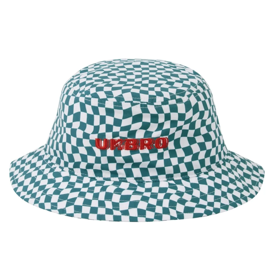 Umbro Men's Shaded Spruce & Brilliant White MT Bucket Hat